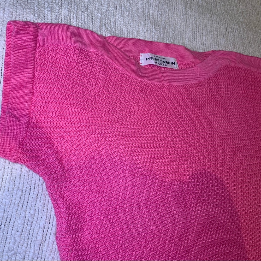 Pierre Cardin Pink Knit Top